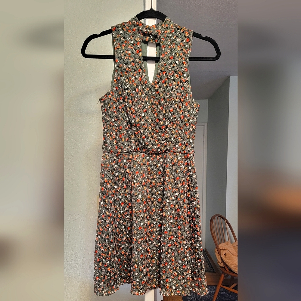 Floral print dress